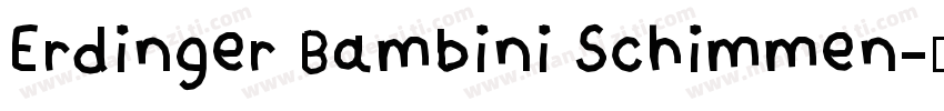 Erdinger Bambini Schimmen字体转换